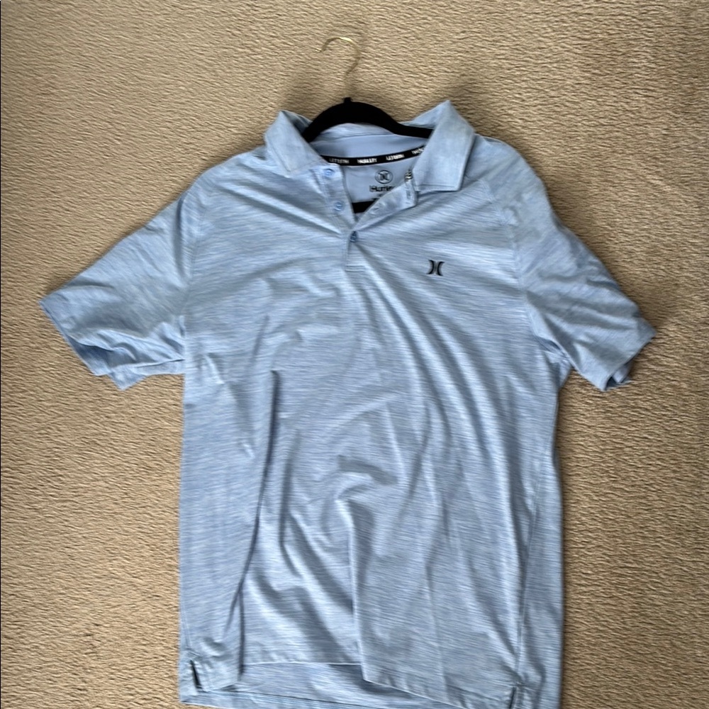 Hurley Blue Polo Shirt Classic Design